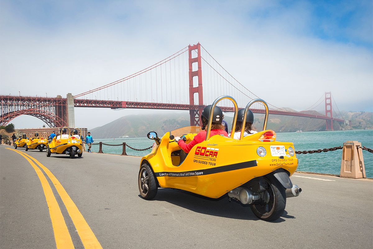 Visitez San Francisco au volant d’une voiturette GoCar