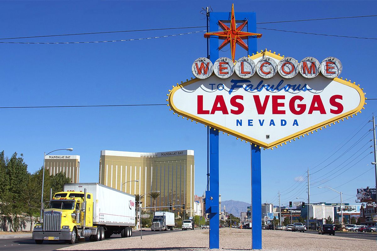 Où est le célèbre panneau Welcome to Fabulous Las Vegas ?