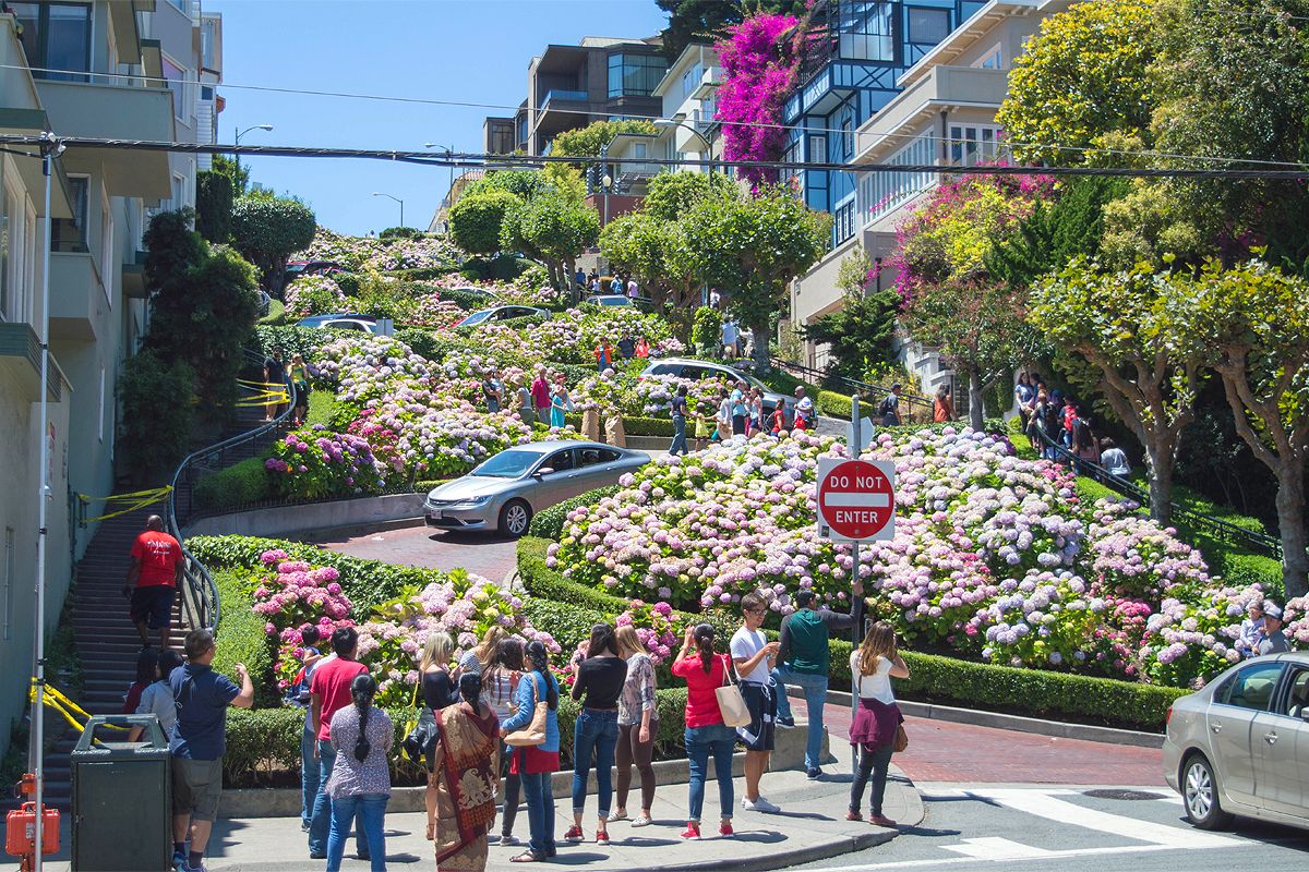 Lombard Street, la rue la plus typique de San Francisco