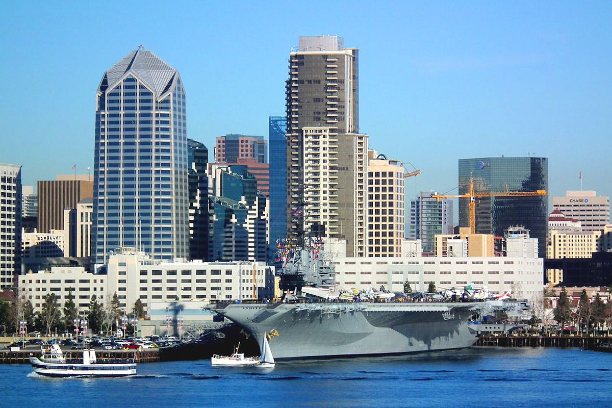 La baie de San Diego et la base navale