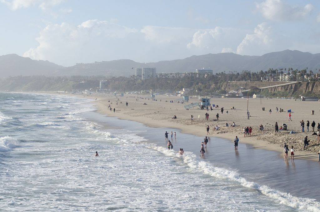 Plage Santa Monica Los Angeles