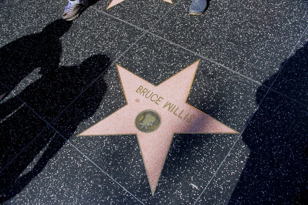Bruce Willis Walk of Fame Hollywood Los Angeles