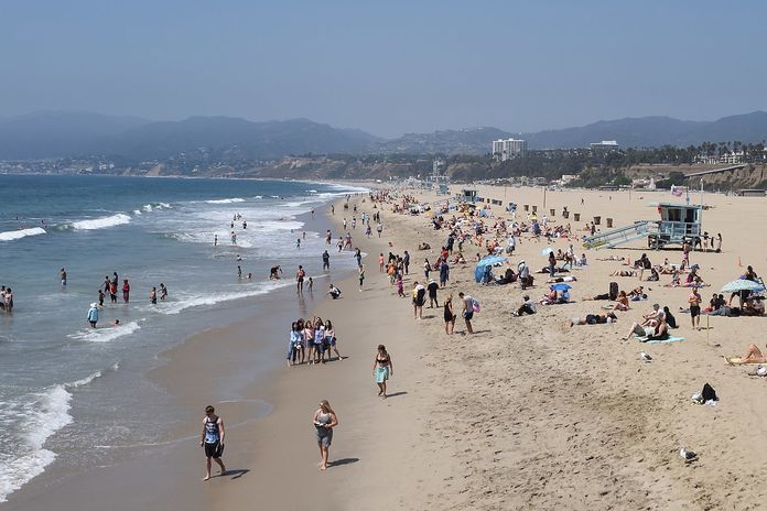 plage Santa Monica los angeles